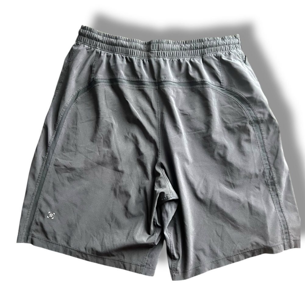 Lululemon BLACK Pace Breaker Short 9"Liner Size Large Pockets Drawstring Casual - Picture 1 of 10